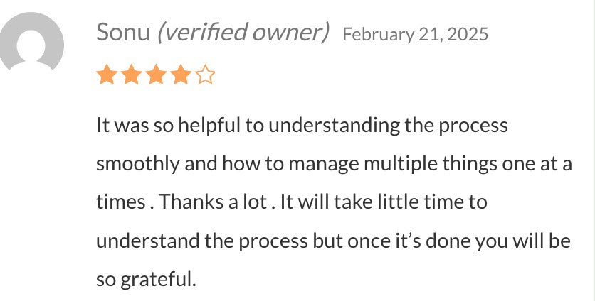 Review from Sonu, a verified owner